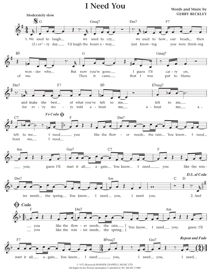 Sheet Music